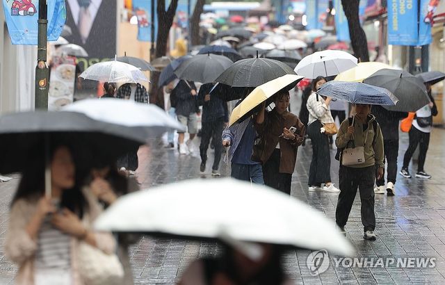 비 내리는 거리