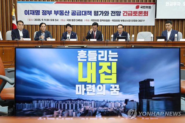 국민의힘 '이재명 정부 부동산 대책 평가' 토론회