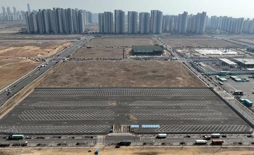 송도 화물차 주차장