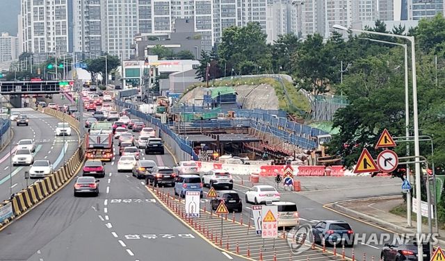 부산 만덕∼센텀 대심도 입구