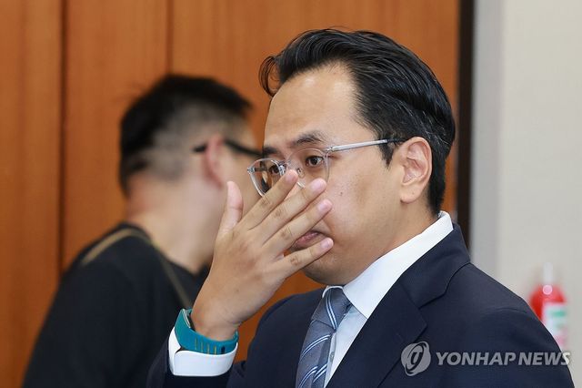 국정감사 증인 출석한 김범석 우아한형제들 대표