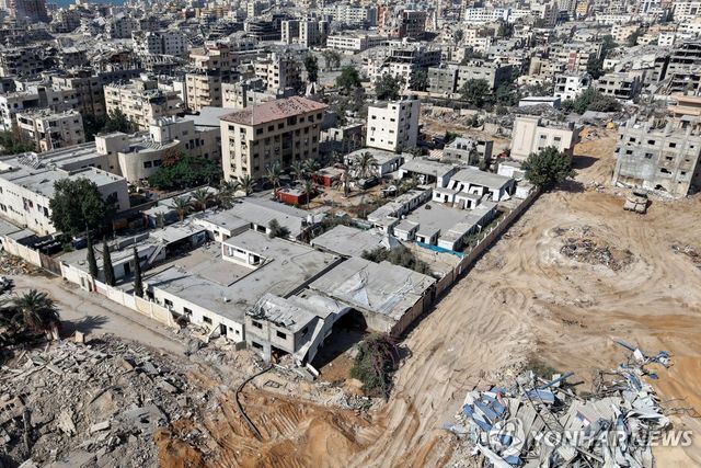 지난 3일(현지시간) 이스라엘군이 언론에 공개한 가자시티의 요르단 야전병원의 모습. 