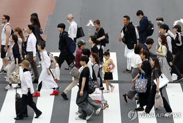 일본 도쿄 신주쿠 거리