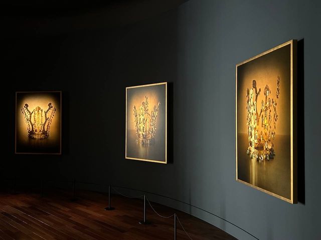 황금빛의 신라 금관 