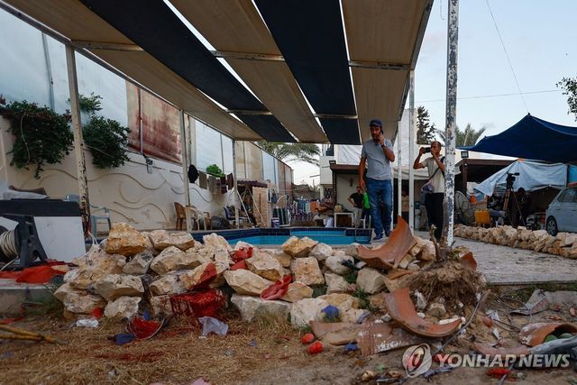 이스라엘 공습 당한 가자지구 