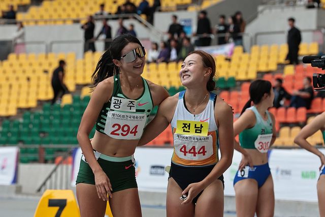 전국체전 육상 여자 100ｍ 우승한 이은빈