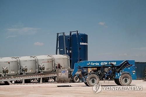 텍사스 셰브론 석유 탐사 현장