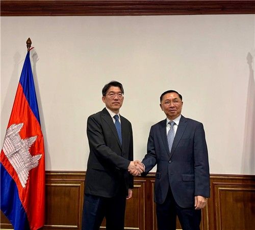 윤주석 영사안전국장과 커 비셋 캄보디아 외교부 차관보