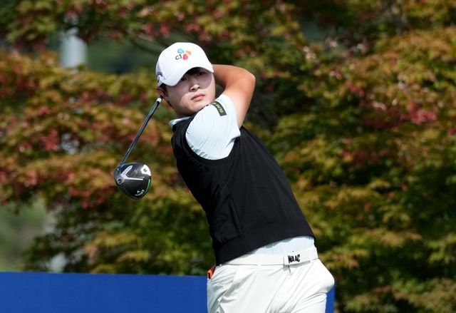 배용준의 2라운드 경기 모습