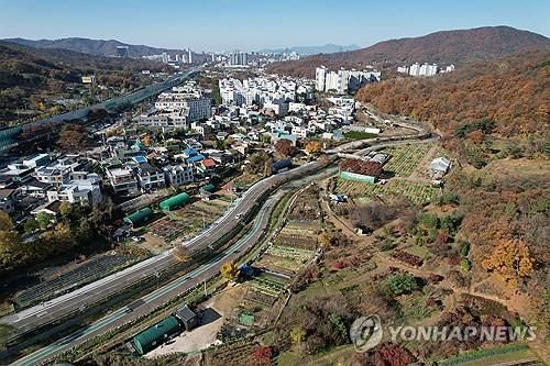 서울 서초구 서리풀 공공주택지구 모습 [연합뉴스 자료사진]