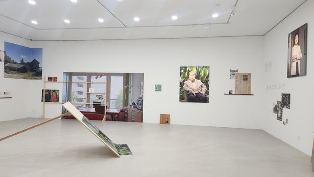 김옥선 개인전 '옥선 혜림 인선' 전시 전경