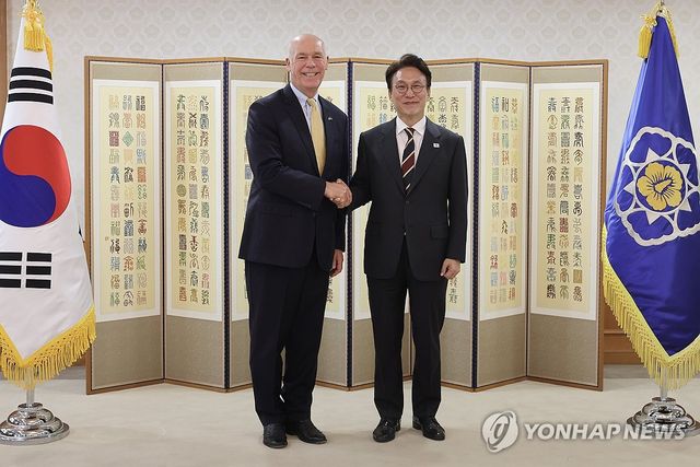 김민석 국무총리, 미국 몬태나 주시사 접견