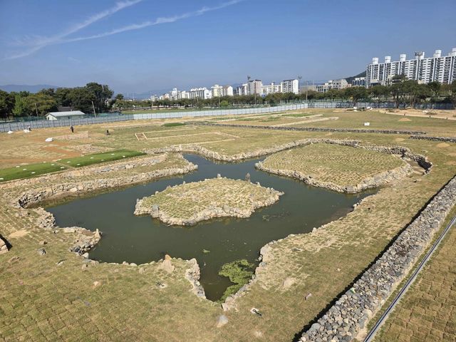 구황동 원지 정비 사업 완공 후 전경