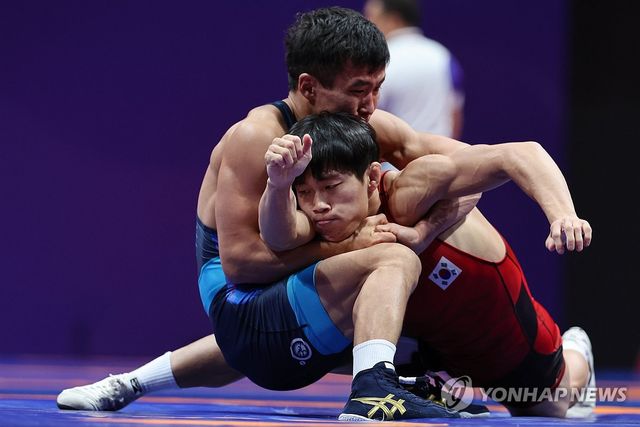 어려운 경기 펼치는 정한재