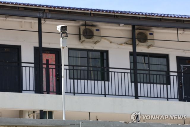 태자단지 내외부에 설치된 감시카메라