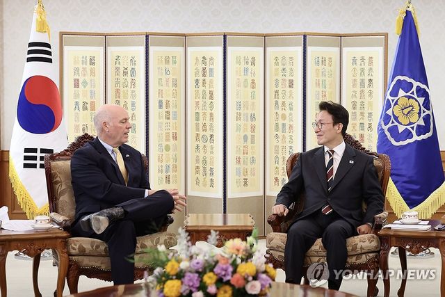 김민석 국무총리, 미국 몬태나 주시사 접견