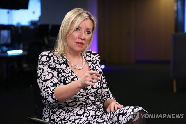 마리야 자하로바 러시아 외무부 대변인