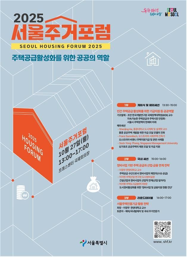 2025 서울주거포럼 홍보 포스터