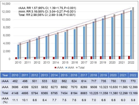 2010∼2022 복부 대동맥류 환자