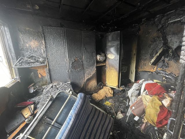 신정동 상가주택 화재 현장