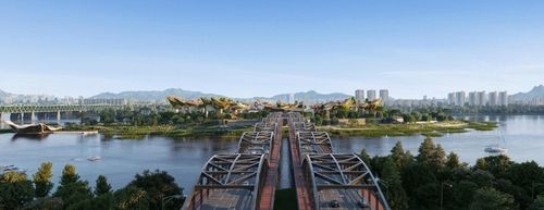 노들 글로벌 예술섬 남측 조감도