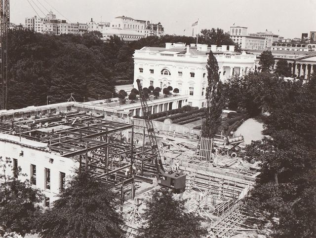 1934년 백악관 웨스트윙 확장 공사
