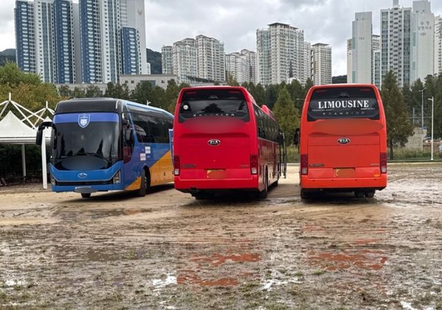 전국체전 선수단 수송 버스 규정 위반 하청 운영 의혹