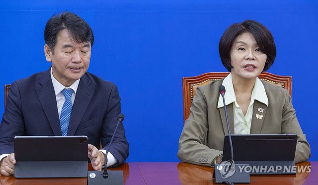 한정애 정책위의장, 오늘의 국정감사는..