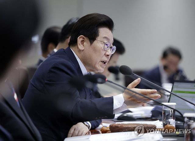 발언하는 이재명 대통령