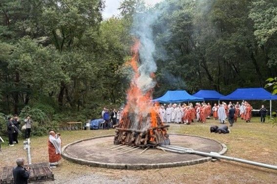 월성 대종사 다비식