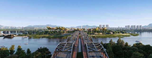 노들 글로벌 예술섬 남측 조감도