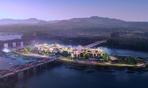 노들 글로벌 예술섬 조감도