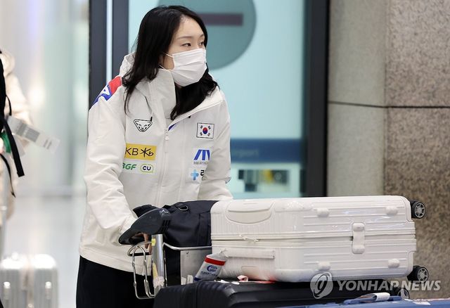 쇼트트랙 월드투어 마치고 귀국하는 최민정