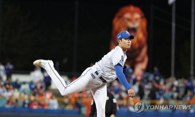 원태인 '벼랑끝 사자 구한다'