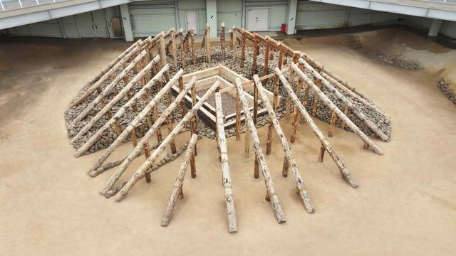 경주 쪽샘 44호 무덤 축조 실험 8단계 모습