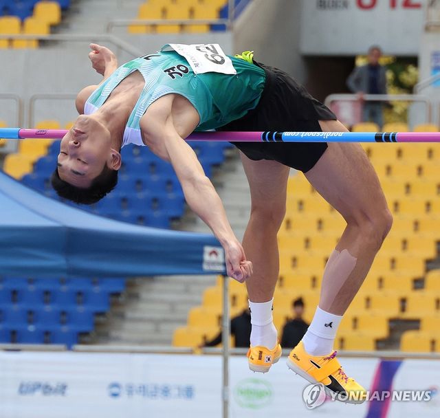 우상혁의 우아한 점프