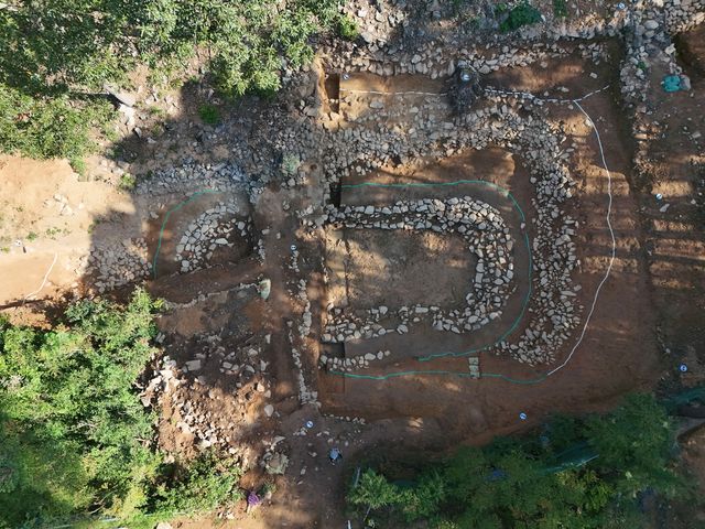 우불산성 정밀 발굴 현장