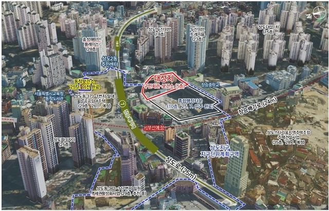 상도지구 위치도