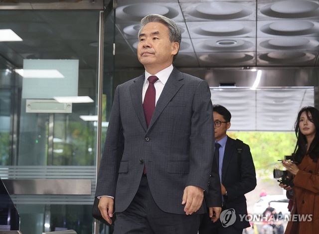 이종섭, 영장실질심사 출석