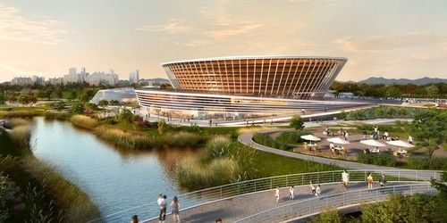 2027년 완공 예정인 전주체육관 조감도