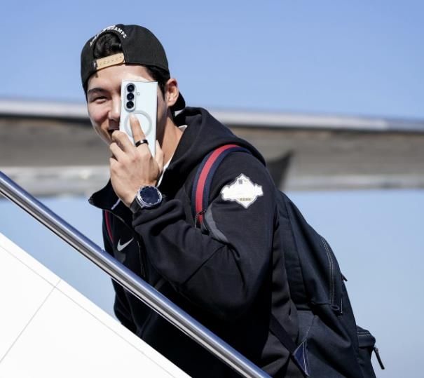 토론토행 전용기 오르는 로스앤젤레스 다저스 김혜성