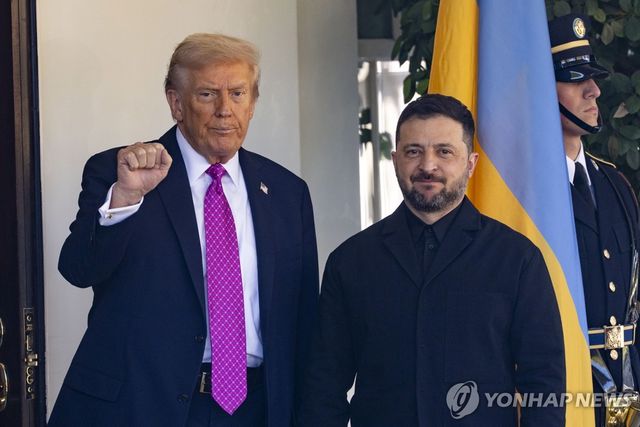 도널드 트럼프 미국 대통령과 볼로디미르 젤렌스키 우크라이나 대통령