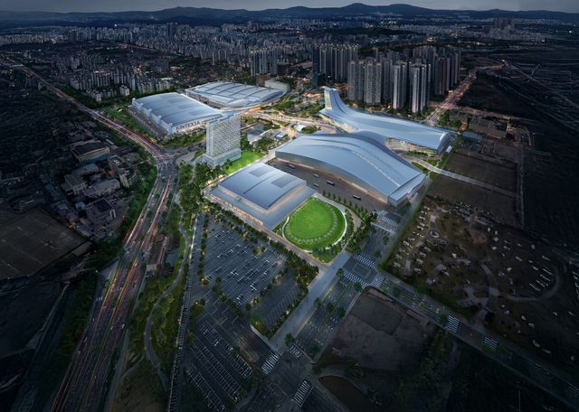 킨텍스 제3전시장 완공 조감도