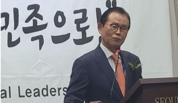 축사하는 박철언 전 정무장관