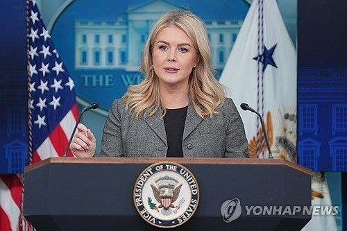 캐롤라인 레빗 미국 백악관 대변인