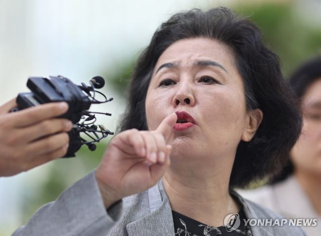 발언하는 김영선 전 의원