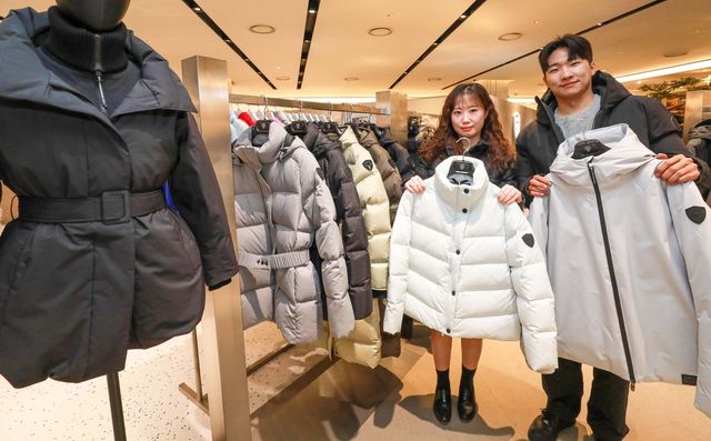 현대백화점 프리미엄 패딩 팝업 스토어