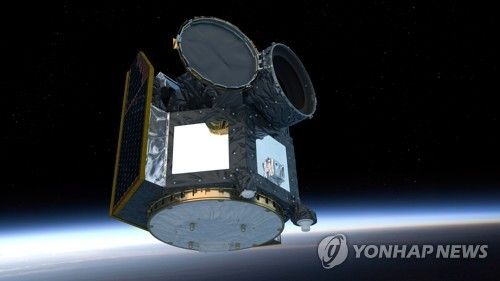 유럽우주국의 위성 이미지 상상도