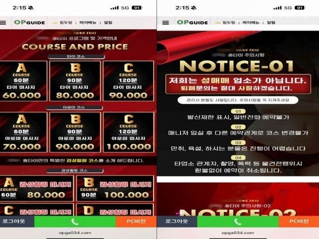 서울경찰청 풍속범죄수사팀, 출장마사지 위장해 성매매 알선한 34명 검거