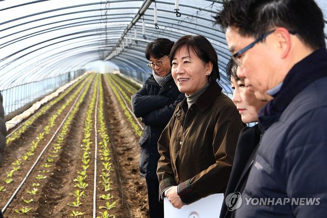 현장 점검하는 송미령 장관